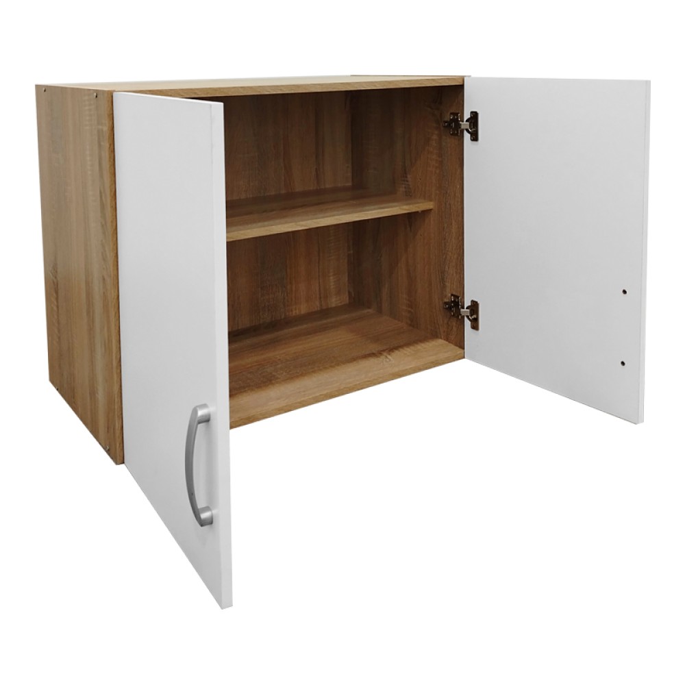 Πατάρι ντουλάπας δίφυλλο Lego pakoworld σε sonoma-λευκή απόχρωση 80x42x60εκ