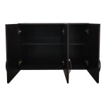 Πατάρι ντουλάπας τρίφυλλο Lego pakoworld σε wenge απόχρωση 90x41.5x60εκ