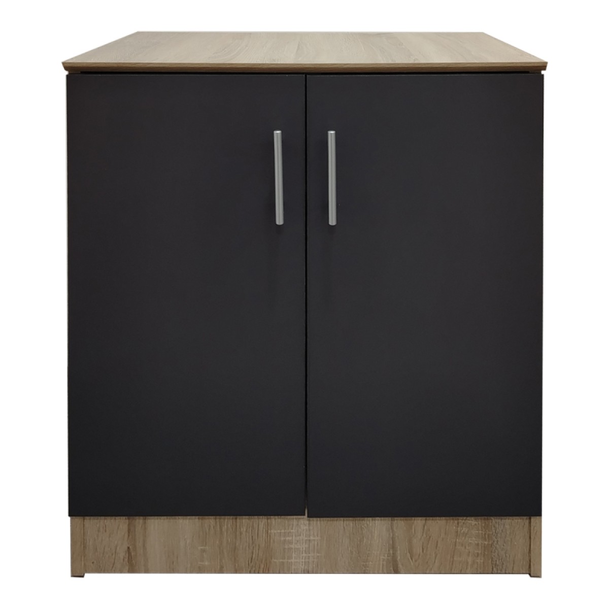 Παπουτσοθήκη-ντουλάπι Souken pakoworld 6 ζευγών σε sonoma-ανθρακί απόχρωση 60x40x80εκ