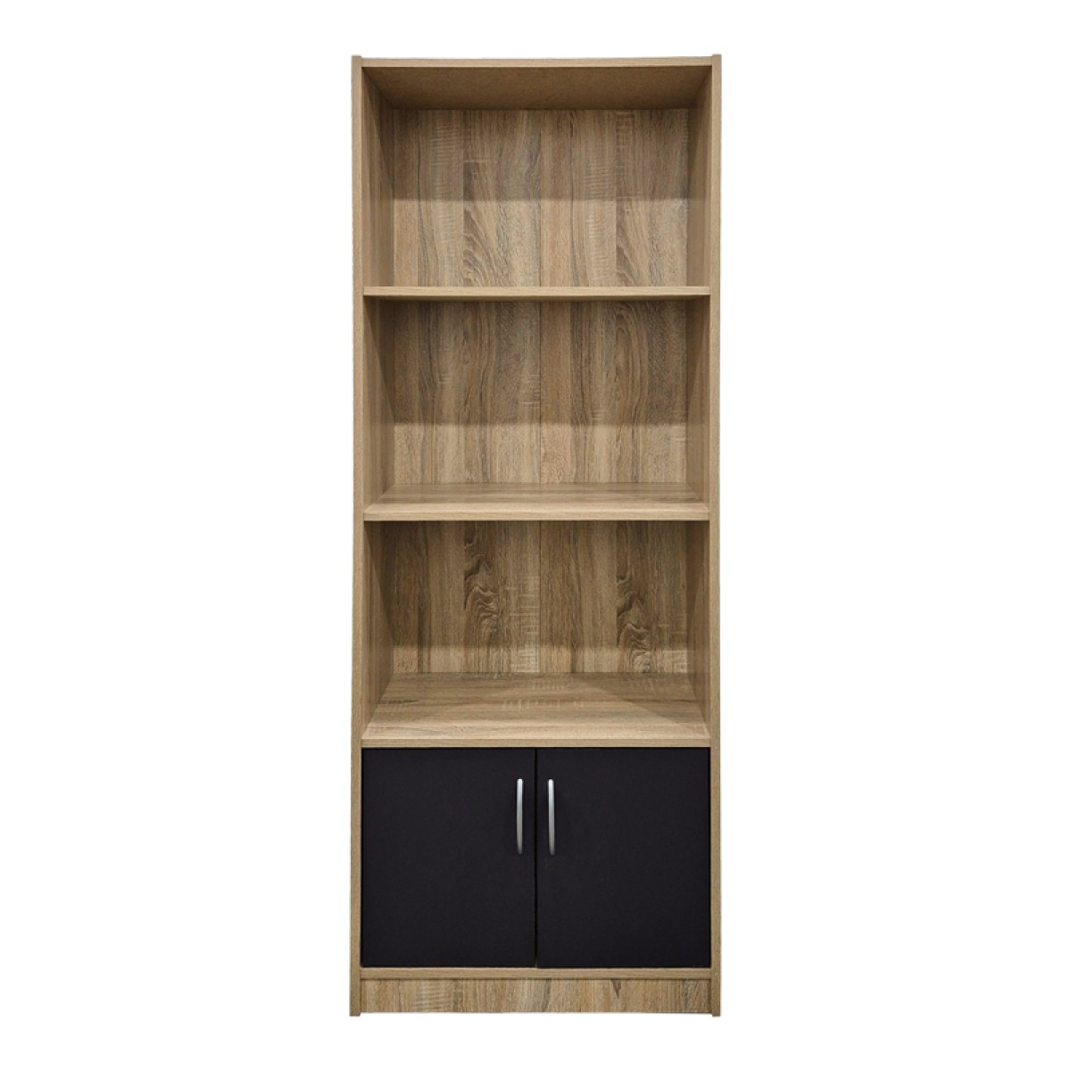 Βιβλιοθήκη Tekaro pakoworld sonoma-ανθρακί 60x29x166εκ