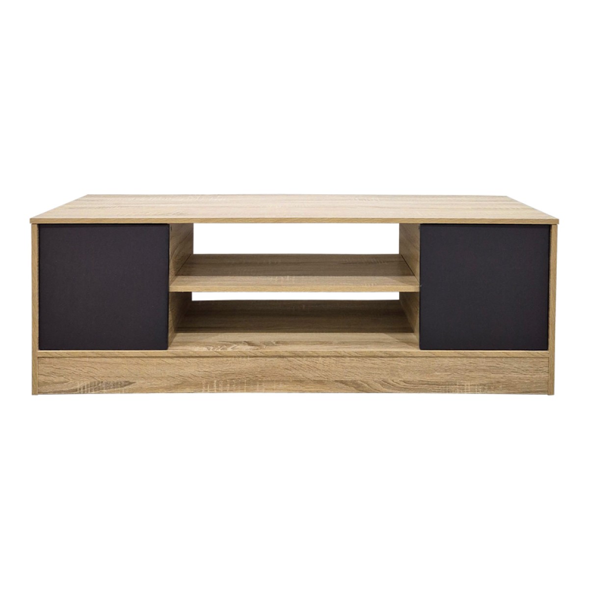 Έπιπλο τηλεόρασης Sasa pakoworld sonoma-ανθρακί 120x35x41.5εκ