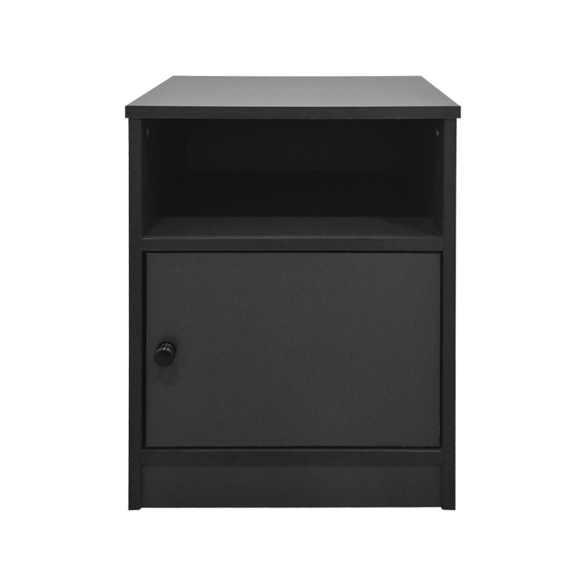 Κομοδίνο Lenea pakoworld ανθρακί 40x40x50εκ