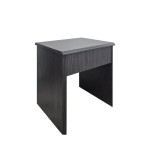 Τουαλέτα κρεβατοκάμαρας Larnia pakoworld με καθρέπτη και σκαμπό wenge 65x40x142εκ