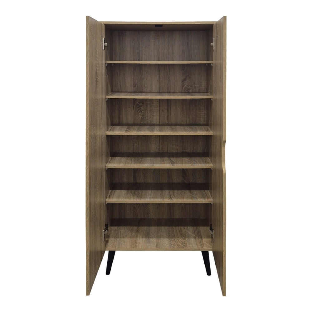 Παπουτσοθήκη-ντουλάπα Oufelia pakoworld sonoma 60x32.5x134.5εκ
