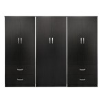 Ντουλάπα εξάφυλλη Lego pakoworld wenge 240x42x180εκ