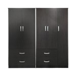 Ντουλάπα πεντάφυλλη Lego pakoworld wenge 170x42x180εκ