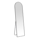 Καθρέπτης Plaza pakoworld αλουμίνιο σε μαύρη απόχρωση 40x28x150εκ