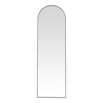 Καθρέπτης Plaza I pakoworld αλουμίνιο σε μαύρη απόχρωση 50x28x160εκ