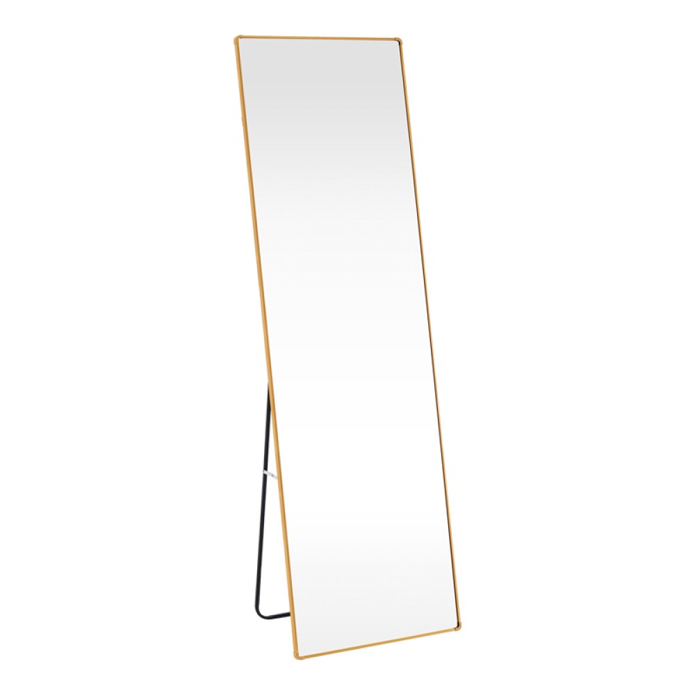 Καθρέπτης Moira pakoworld αλουμίνιο χρυσό 50x28x160εκ