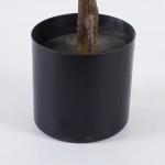 Διακοσμητικό φυτό σε γλάστρα Ficus Lyrata Inart πράσινο Φ70x130εκ