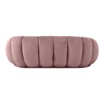 Καναπές Embrace pakoworld βελούδο σε σάπιο μήλο απόχρωση 180x105x65εκ