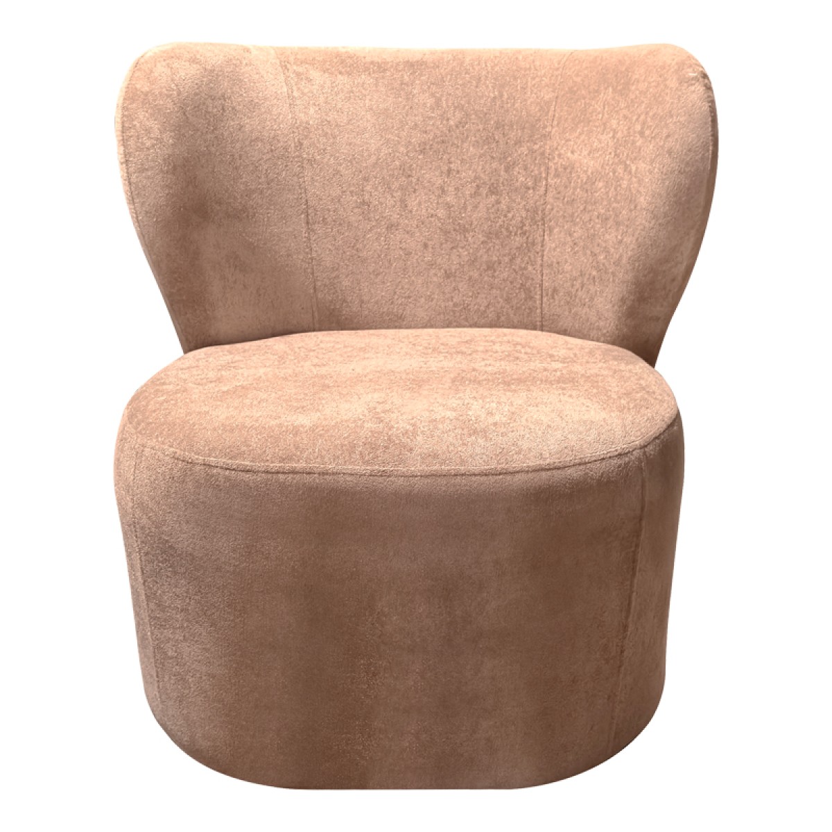 Πολυθρόνα Veridian pakoworld ύφασμα σε σάπιο μήλο απόχρωση 63x70x66εκ