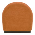 Πολυθρόνα Zenny pakoworld υφασμα terracotta 64x85x68εκ
