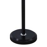 Καλόγερος Sinem pakoworld μέταλλο σε μαύρη-φυσική απόχρωση Φ30x175εκ