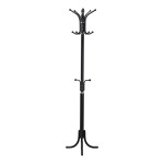 Καλόγερος Mendora pakoworld μέταλλο σε μαύρη απόχρωση 40x40x180εκ