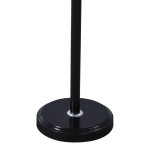 Καλόγερος Serea pakoworld μέταλλο σε μαύρη-φυσική απόχρωση Φ30x175εκ