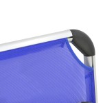 Καρεκλάκι παραλίας Plazo pakoworld αλουμίνιο-textilene σε μπλε απόχρωση 55x70x59εκ