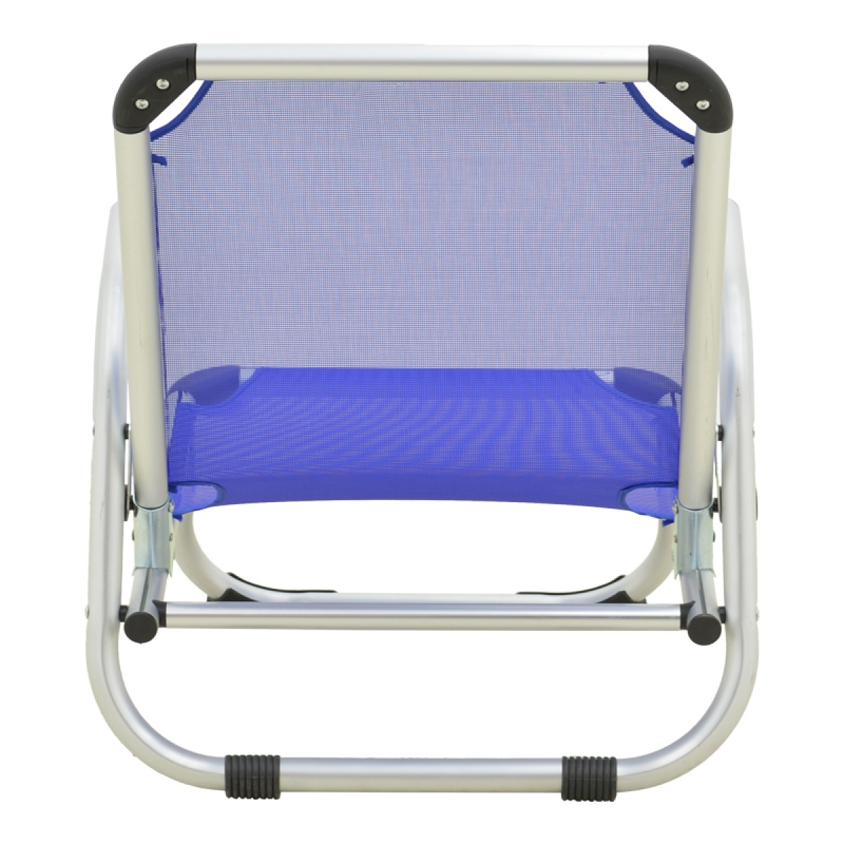 Καρεκλάκι παραλίας Playa pakoworld βαρέως τύπου με ψηλή πλάτη αλουμίνιο-textilene σε μπλε απόχρωση 54x72x63εκ