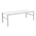 Σαλόνι Gardenly Ι pakoworld σετ 4τμχ αλουμίνιο σε λευκή απόχρωση με γκρι-μπεζ μαξιλάρια