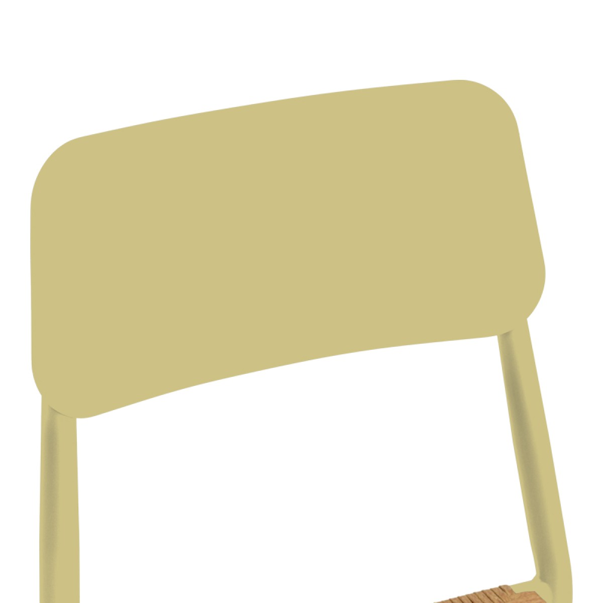 Καρέκλα Giardino pakoworld στοιβαζόμενη αλουμίνιο σε μπεζ -pe rattan σε φυσική απόχρωση 45x56x82εκ