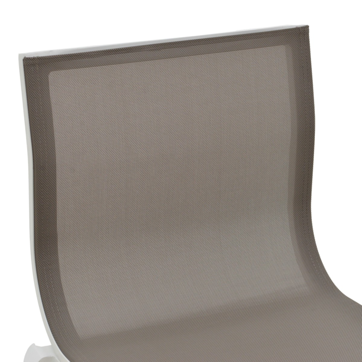 Σκαμπό μπαρ Melina pakoworld στοιβαζόμενη αλουμίνιο σε λευκή- textline σε γκρι απόχρωση 45x49x115εκ