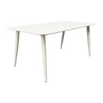 Τραπέζι Vista pakoworld αλουμίνιο σε λευκη απόχρωση 150x80x72εκ