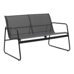 Σαλόνι εξωτερικού χώρου Veranda textilene-μέταλλο σε ανθρακί απόχρωση