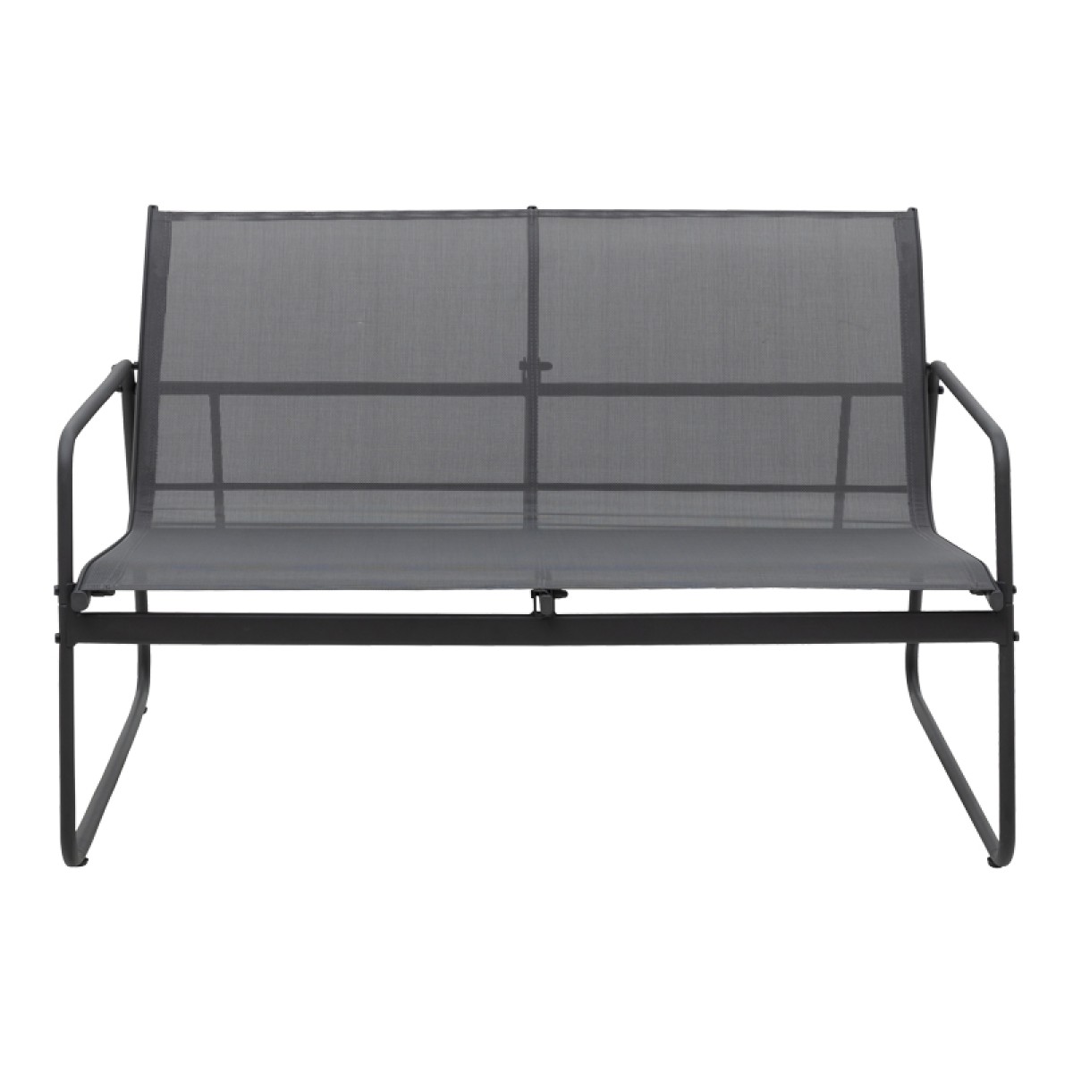 Σαλόνι εξωτερικού χώρου Veranda textilene-μέταλλο σε ανθρακί απόχρωση