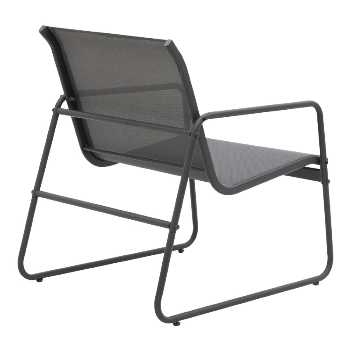 Σαλόνι εξωτερικού χώρου Veranda textilene-μέταλλο σε ανθρακί απόχρωση