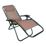 Πολυθρόνα πτυσσόμενη Mirka pakoworld textilene-μέταλλο σε καφέ-μαύρη απόχρωση 65x165x110εκ