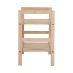 Παπουτσοθήκη Steper pakoworld 8 ζευγών ξύλο ελάτου σε φυσική απόχρωση 71x26x40εκ