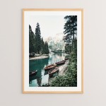 Πίνακας Lake pakoworld με ψηφιακή εκτύπωση και πλαίσιο 33x1.5x48εκ