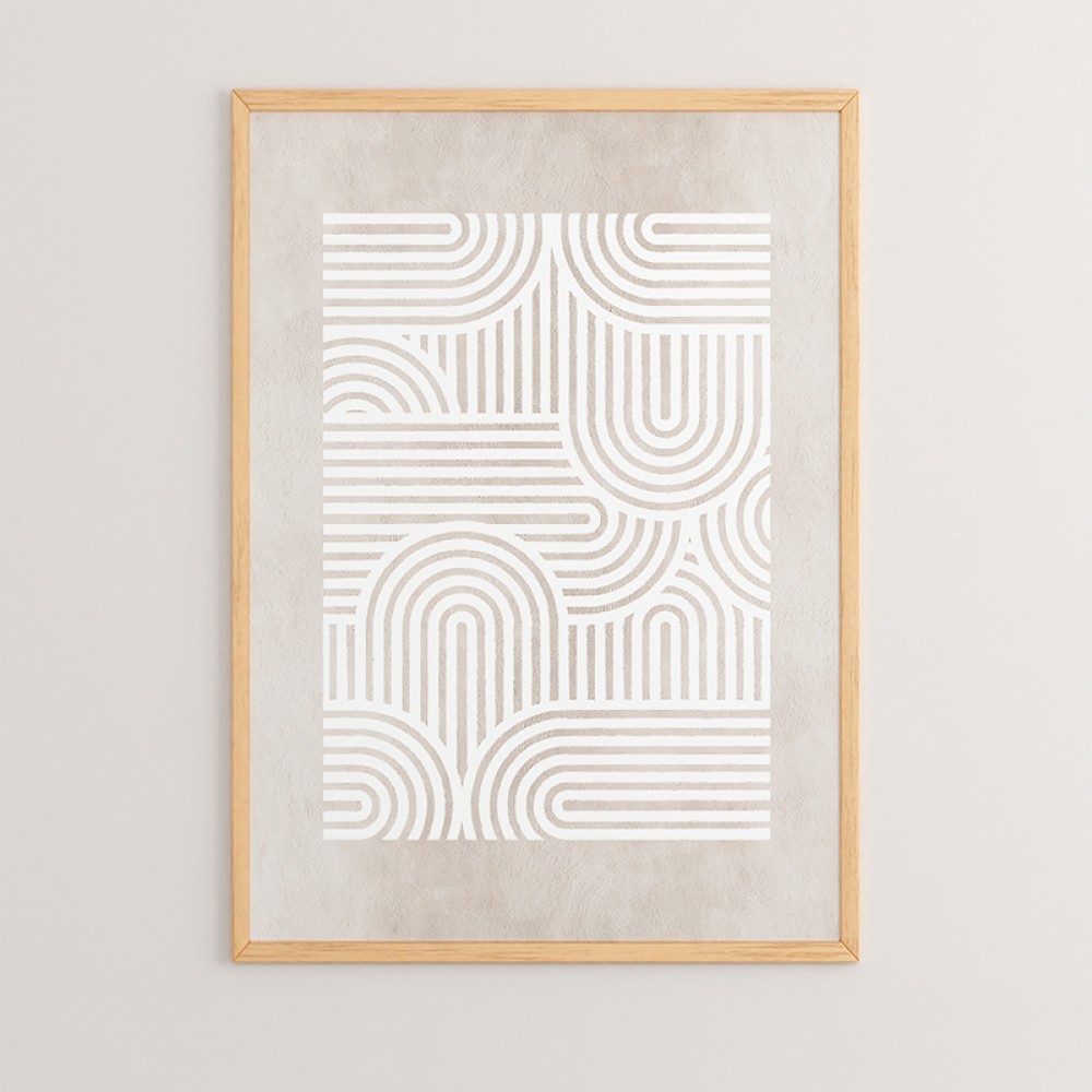 Πίνακας Liny pakoworld με ψηφιακή εκτύπωση και πλαίσιο 33x1.5x48εκ