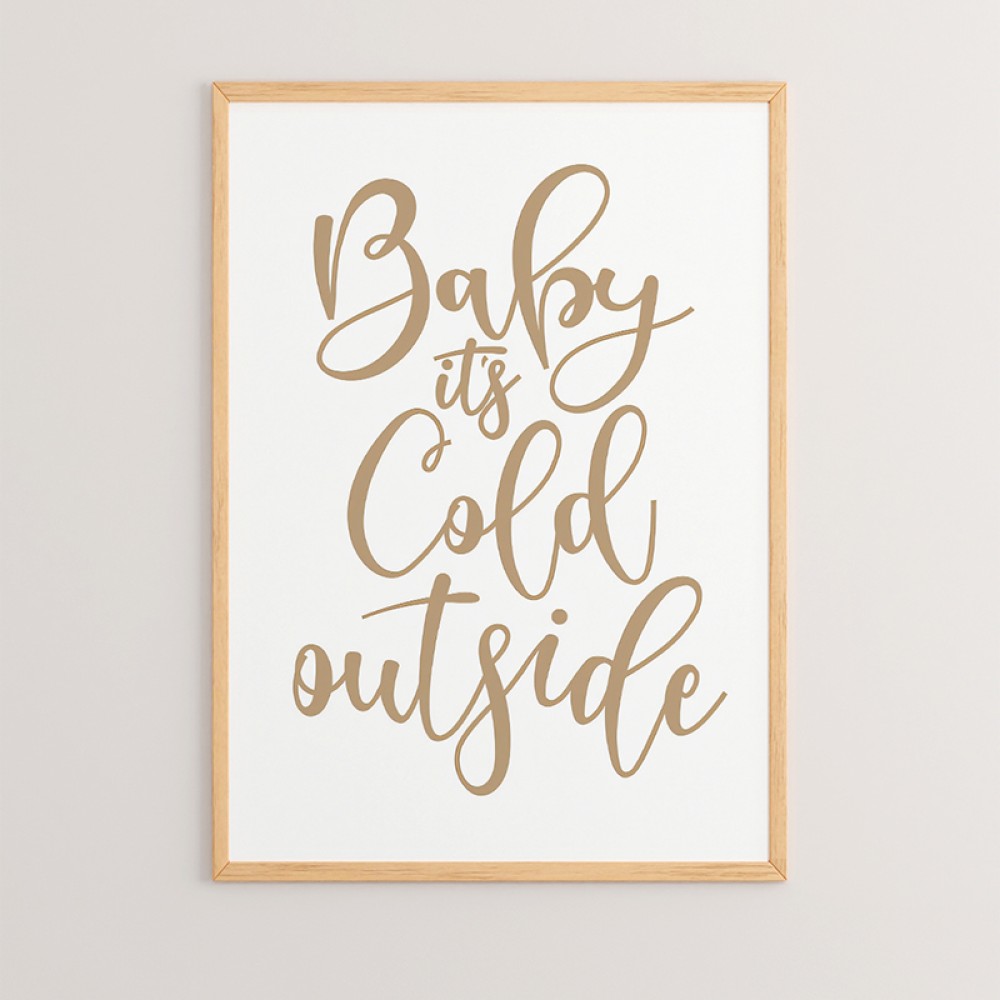 Πίνακας Berby pakoworld με ψηφιακή εκτύπωση και πλαίσιο 33x1.5x48εκ