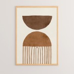 Πίνακας Serby pakoworld με ψηφιακή εκτύπωση και πλαίσιο 33x1.5x48εκ