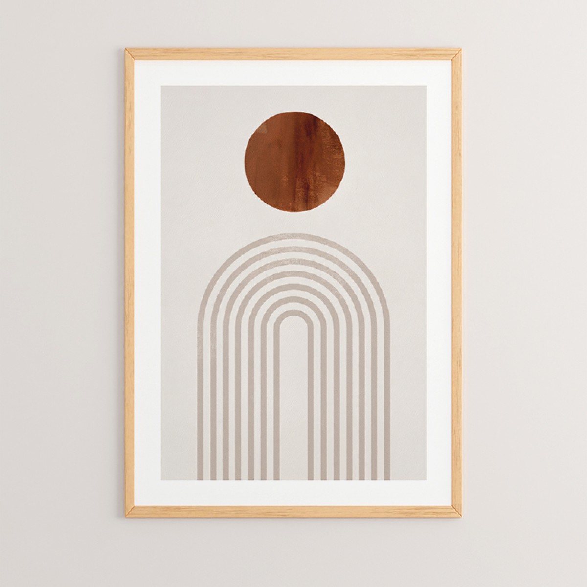 Πίνακας Linoua pakoworld με ψηφιακή εκτύπωση και πλαίσιο 33x1.5x48εκ