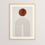 Πίνακας Linoua pakoworld με ψηφιακή εκτύπωση και πλαίσιο 33x1.5x48εκ