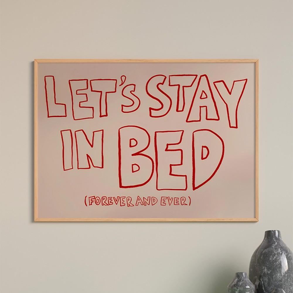 Πίνακας Slepery pakoworld με ψηφιακή εκτύπωση και πλαίσιο 48x1.5x33εκ