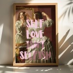 Πίνακας Selef pakoworld με ψηφιακή εκτύπωση και πλαίσιο 33x1.5x48εκ