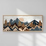 Πίνακας Uelia pakoworld με ψηφιακή εκτύπωση και πλαίσιο 70x2x33εκ