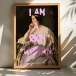 Πίνακας Richy pakoworld με ψηφιακή εκτύπωση και πλαίσιο 50x2x70εκ