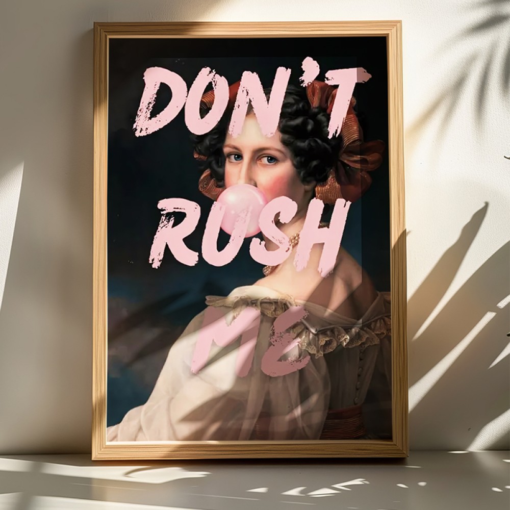 Πίνακας Rushea pakoworld με ψηφιακή εκτύπωση και πλαίσιο 50x2x70εκ