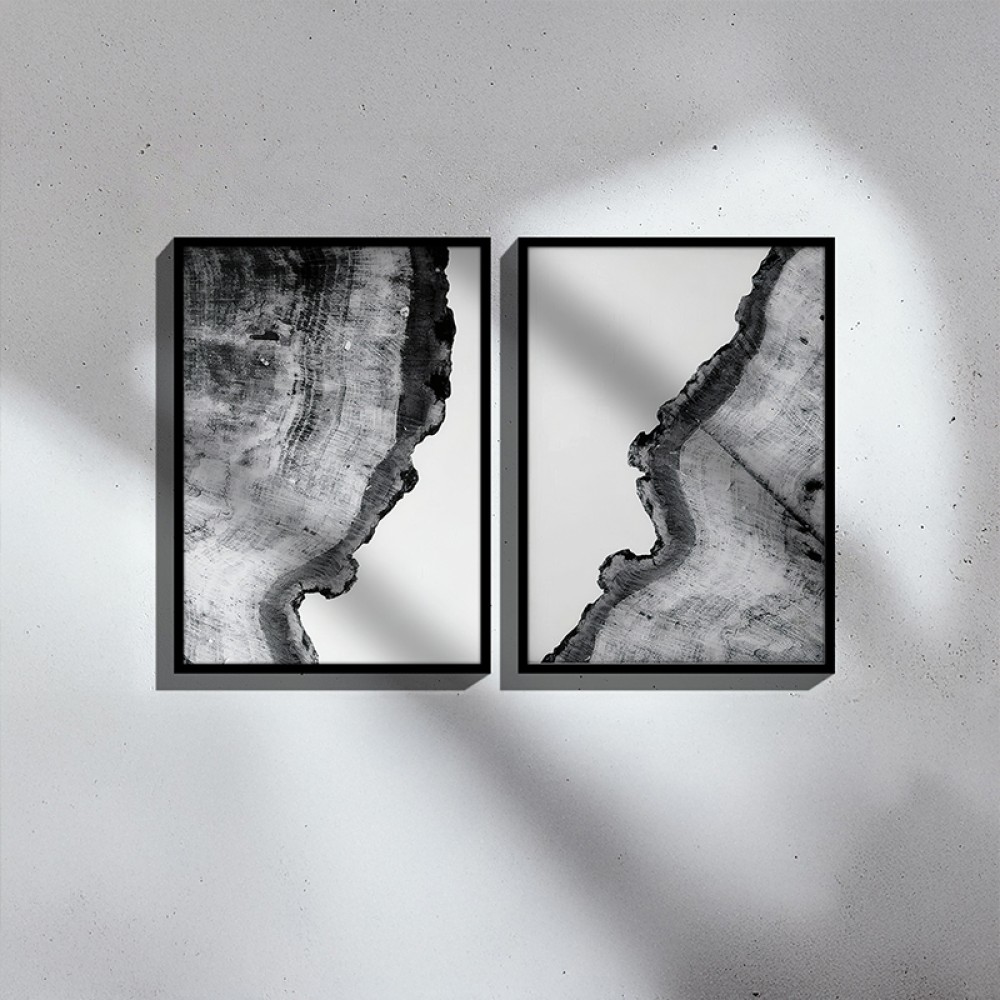 Πίνακας Nepen I pakoworld δίπτυχος με ψηφιακή εκτύπωση και πλαίσιο 33x1.5x48εκ