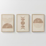 Πίνακας Kriky pakoworld τρίπτυχος με ψηφιακή εκτύπωση και πλαίσιο 33x1.5x48εκ