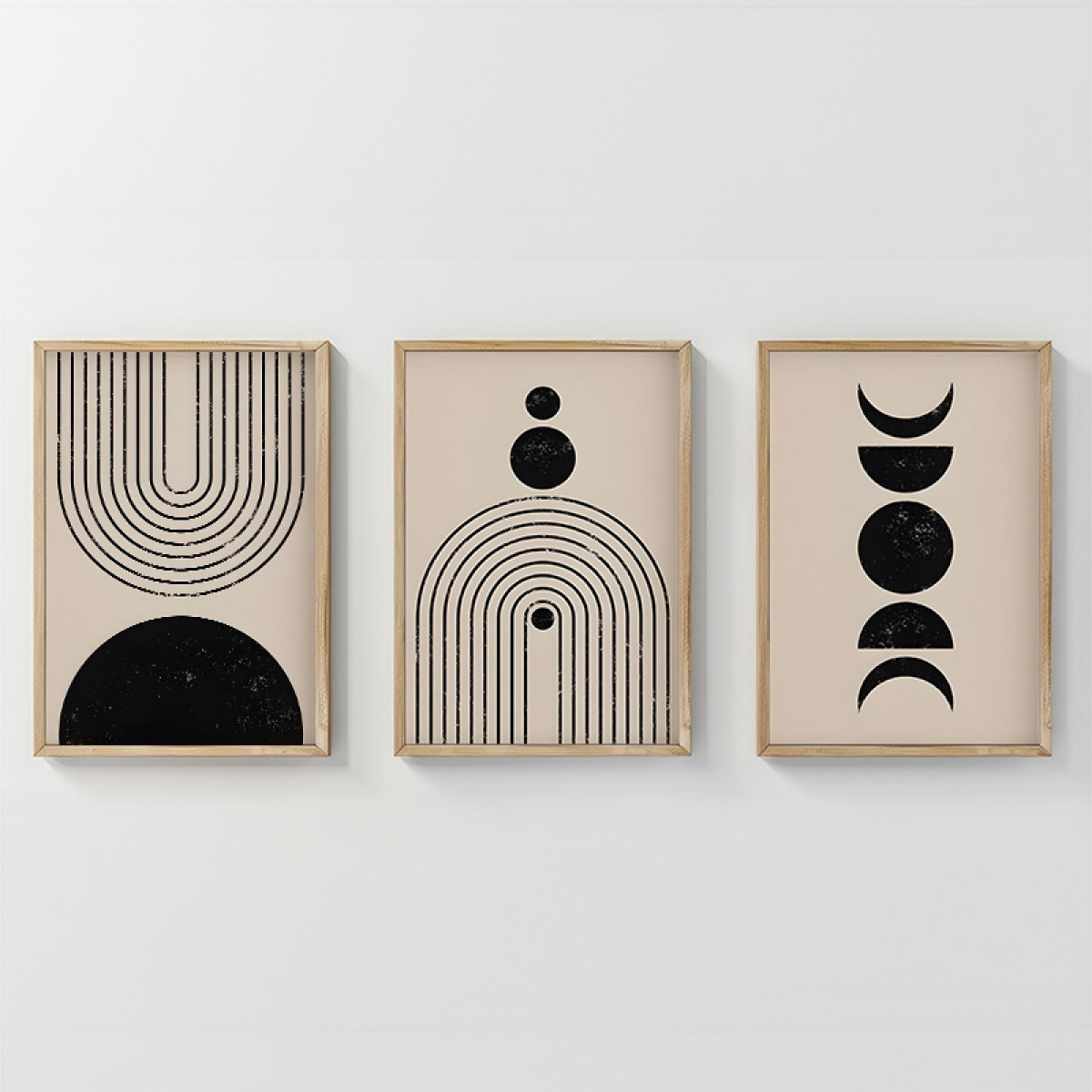 Πίνακας Aregon pakoworld τρίπτυχος με ψηφιακή εκτύπωση και πλαίσιο 33x1.5x48εκ