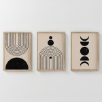 Πίνακας Aregon pakoworld τρίπτυχος με ψηφιακή εκτύπωση και πλαίσιο 33x1.5x48εκ