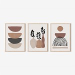 Πίνακας Yenia pakoworld τρίπτυχος με ψηφιακή εκτύπωση και πλαίσιο 33x1.5x48εκ