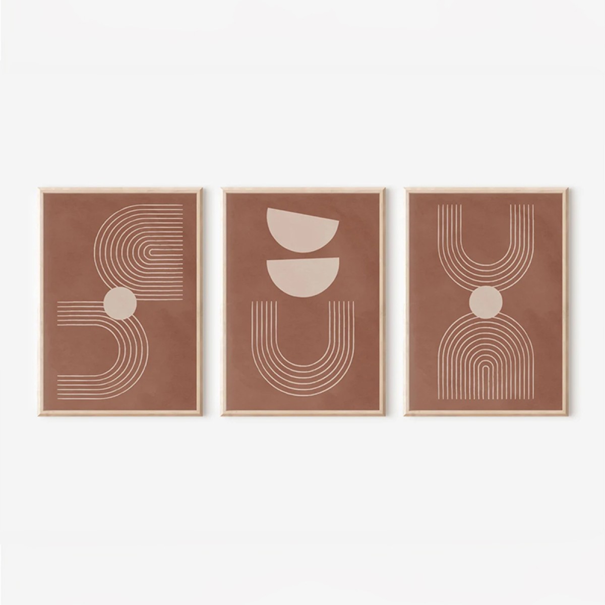 Πίνακας Banba pakoworld τρίπτυχος με ψηφιακή εκτύπωση και πλαίσιο 33x1.5x48εκ