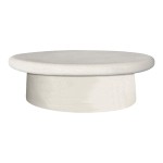 Τραπέζι σαλονιού Herona pakoworld mdf λευκό 100x60x32εκ