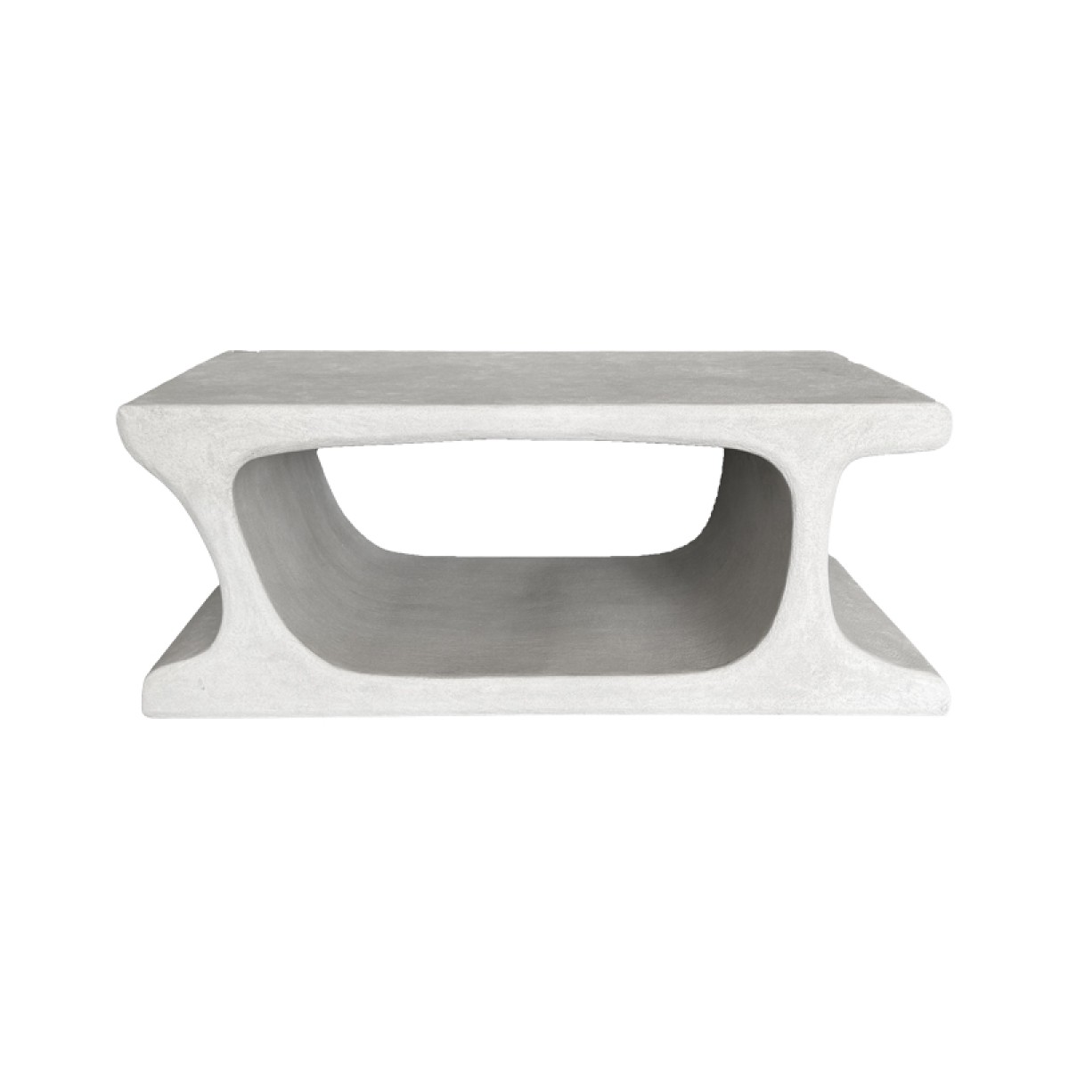 Τραπέζι σαλονιού Nafel pakoworld mdf λευκό 120x60x45εκ